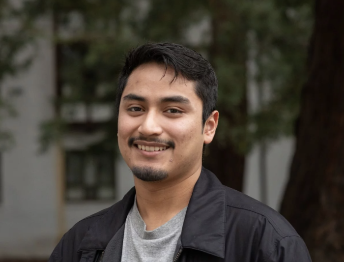 Jesus Jimenez ’24, who plans to teach elementary students in Concord following his graduation this semester. / Photo by Sofia Mastroianni